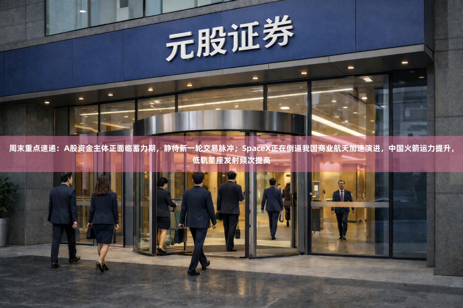 周末重点速递：A股资金主体正面临蓄力期，静待新一轮交易脉冲；SpaceX正在倒逼我国商业航天加速演进，中国火箭运力提升，低轨星座发射频次提高